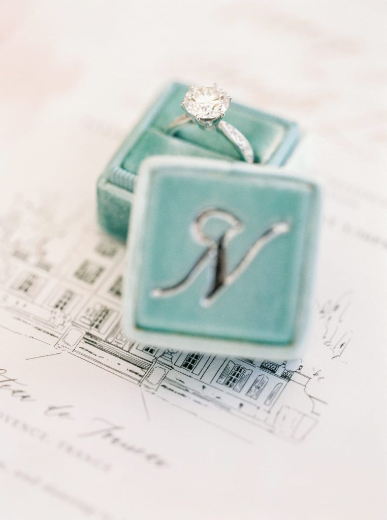 details from a wedding at Chateau de Tourreau