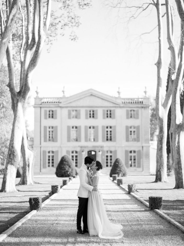 decor from a wedding at Chateau de Tourreau