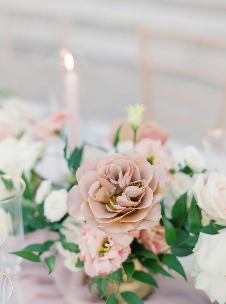 decor from a wedding at Chateau de Tourreau