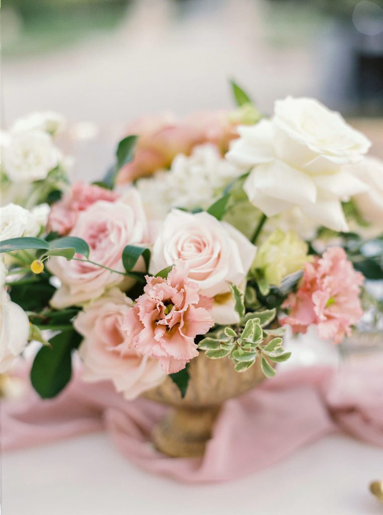 decor from a wedding at Chateau de Tourreau
