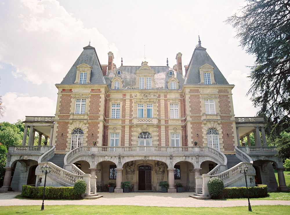 Beautiful chateau bouffemont in paris