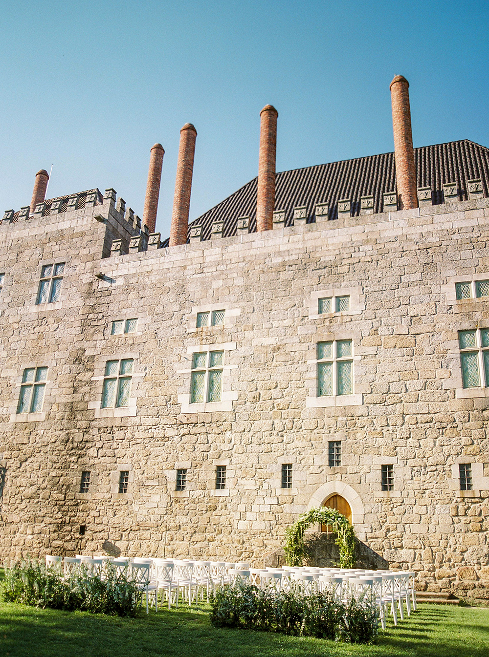 beautiful castel from a wedding in portugal