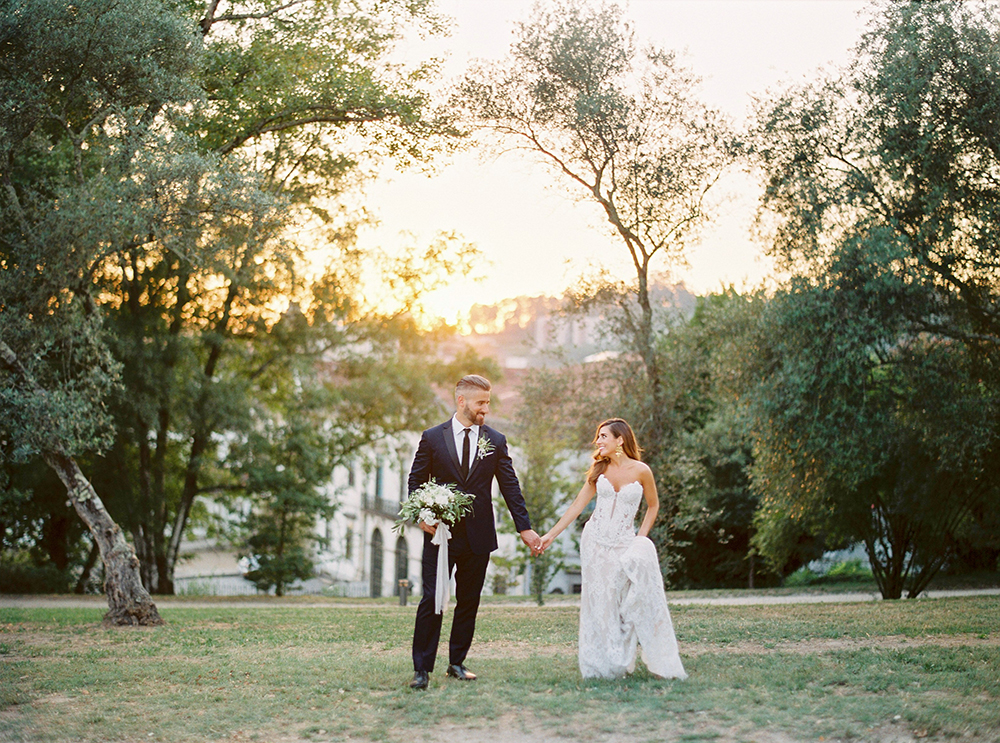 couple photos from a destination wedding in portugal