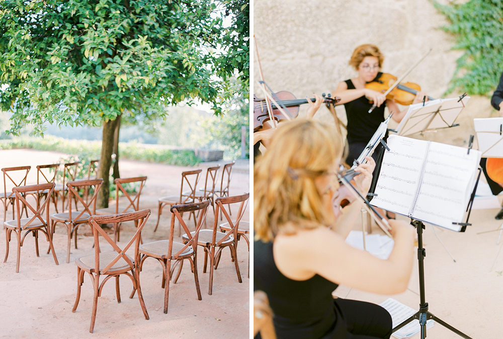 Ceremony area on an old monastery in Portugal