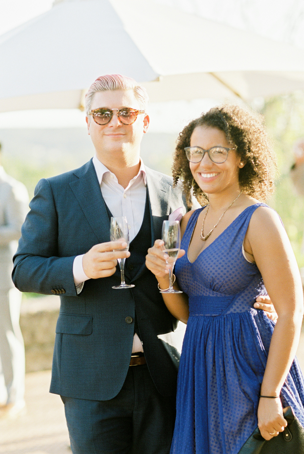 Family photos on a destination wedding