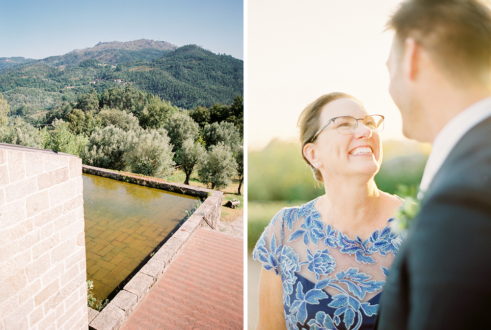 Family photos on a destination wedding