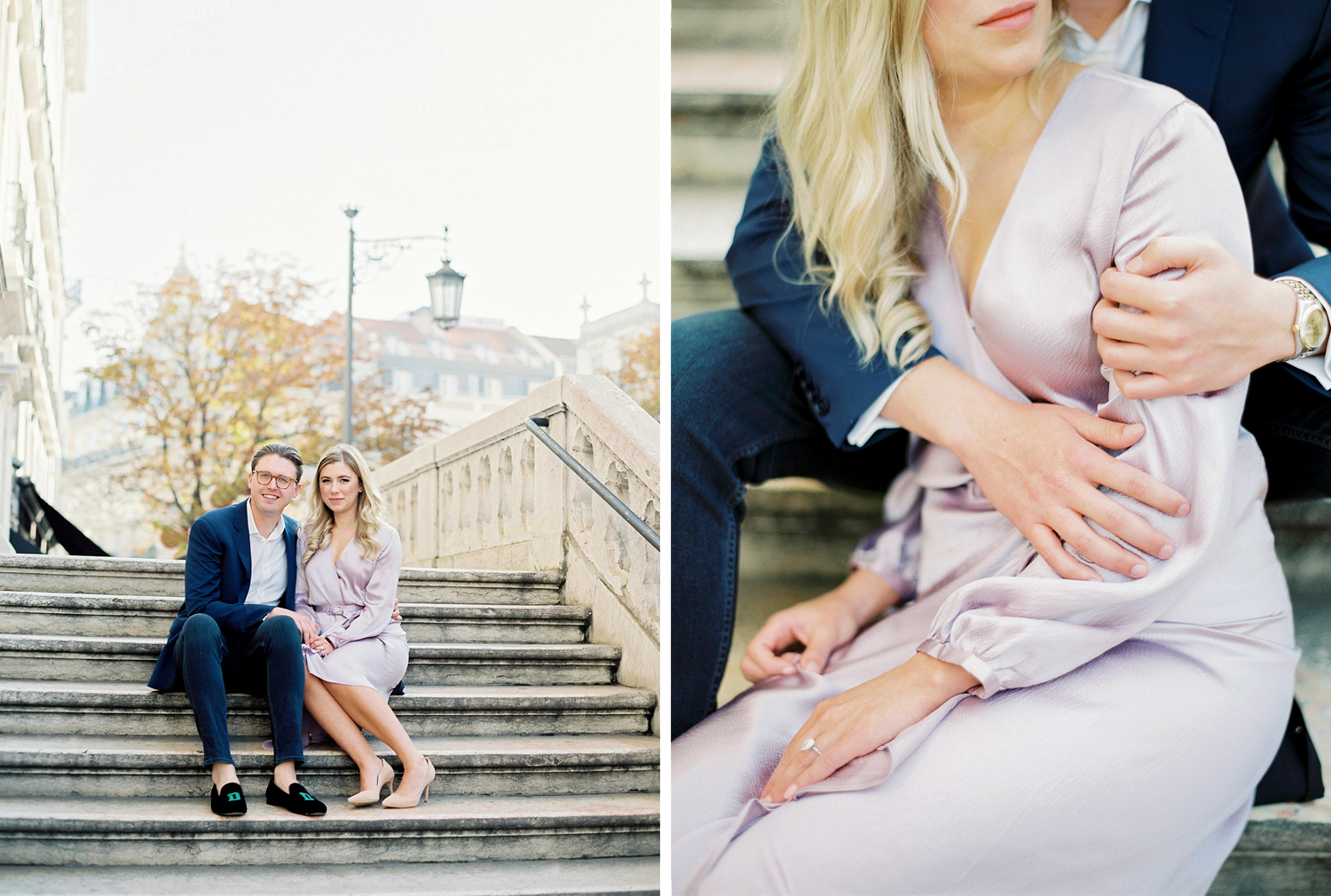 Sunrise couple session in Lisbon