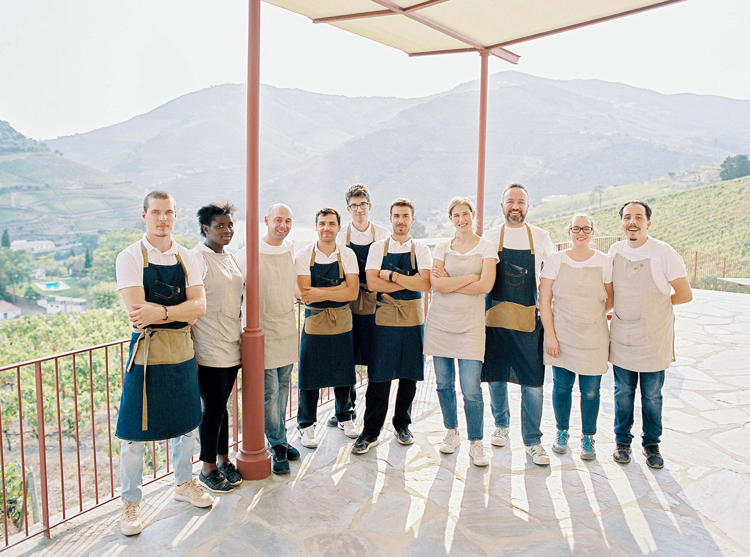 Chef Pedro Lemos team