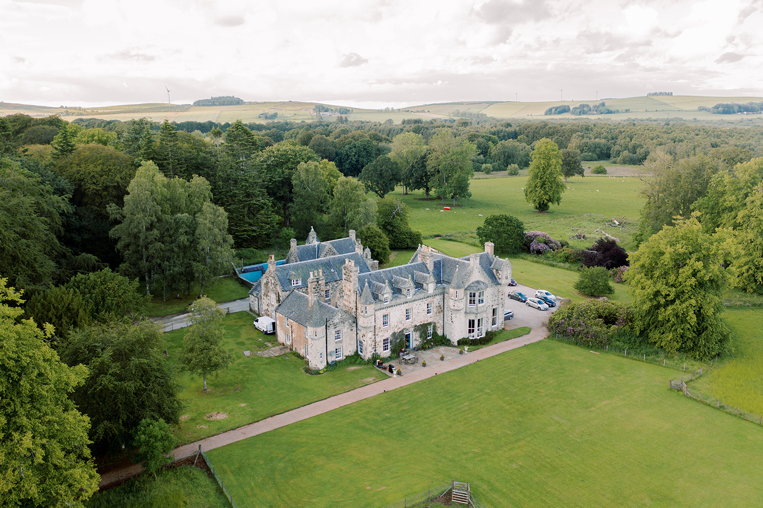 Surprise birthday party in Scotland