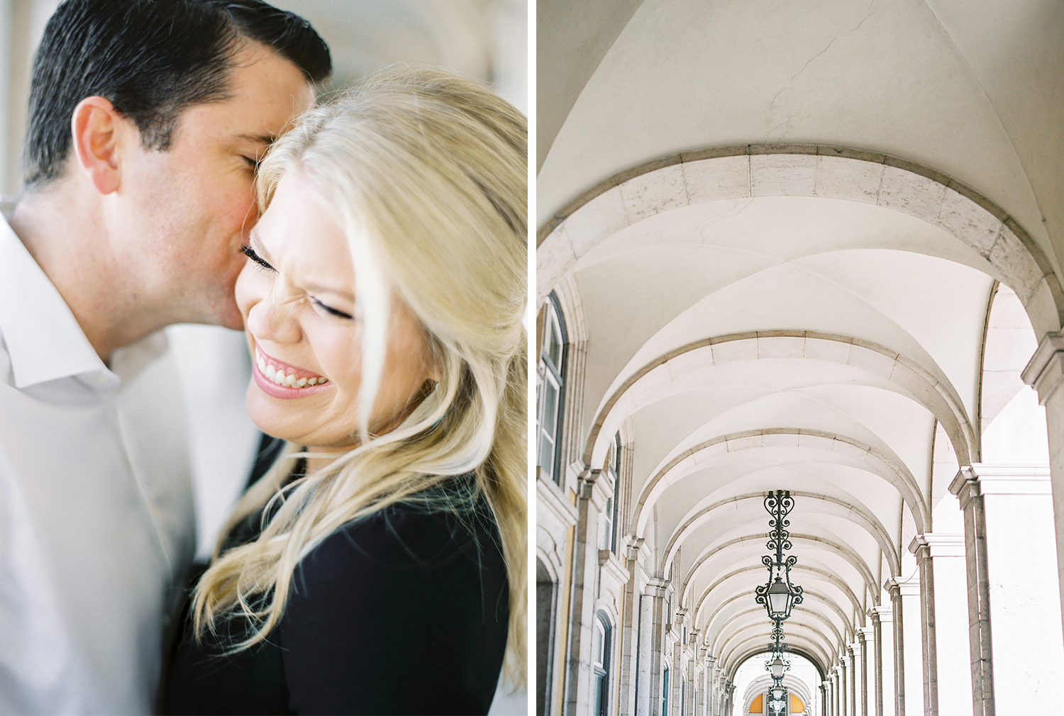 Romantic engagement session in Lisbon