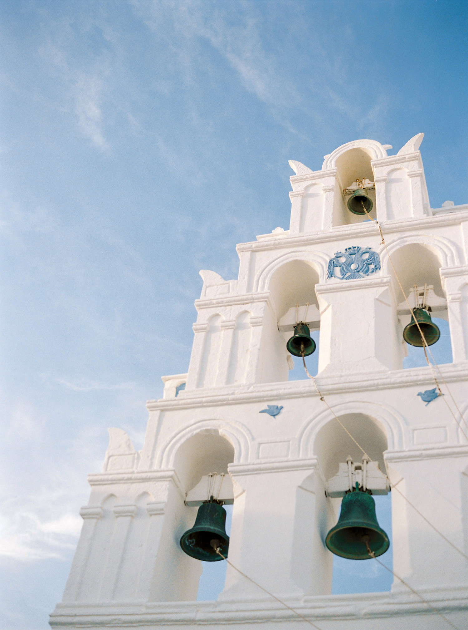 Find the most beautiful facades if you are traveling to Santorini in Greece.
