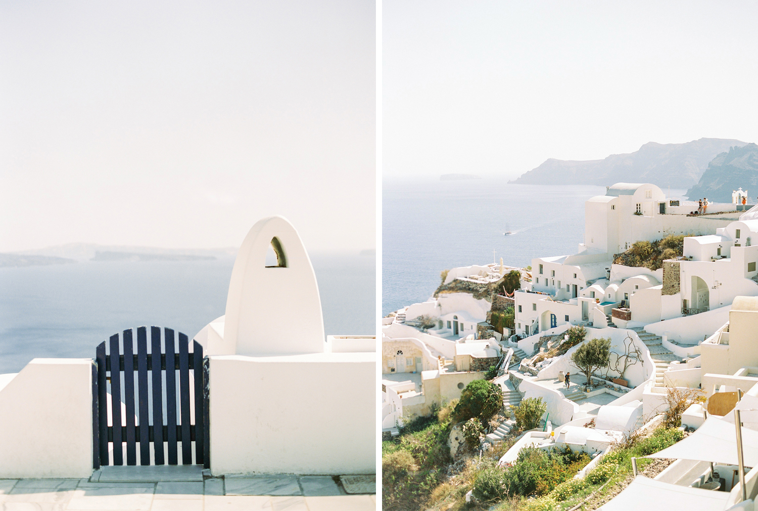Beautiful Santorini island in Greece.