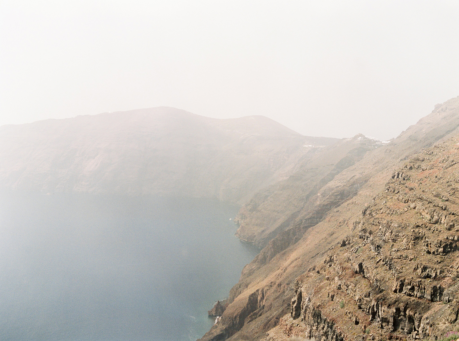 The view from Santorini Island.