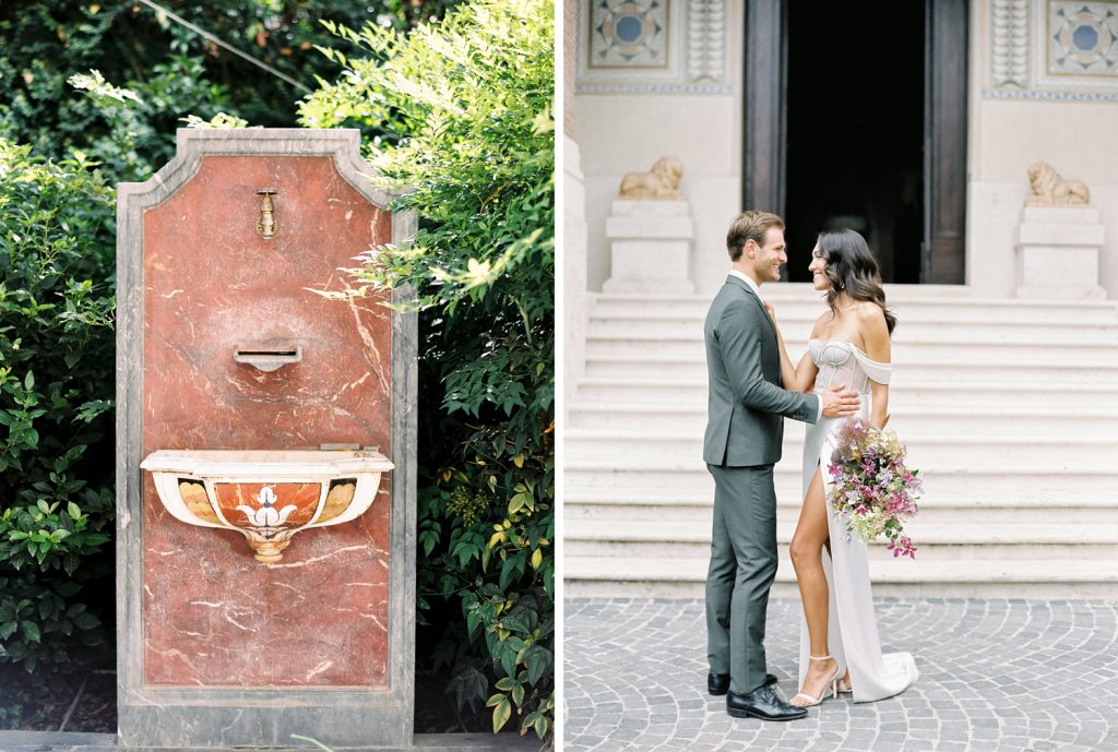 elopement Italy Villa Clara